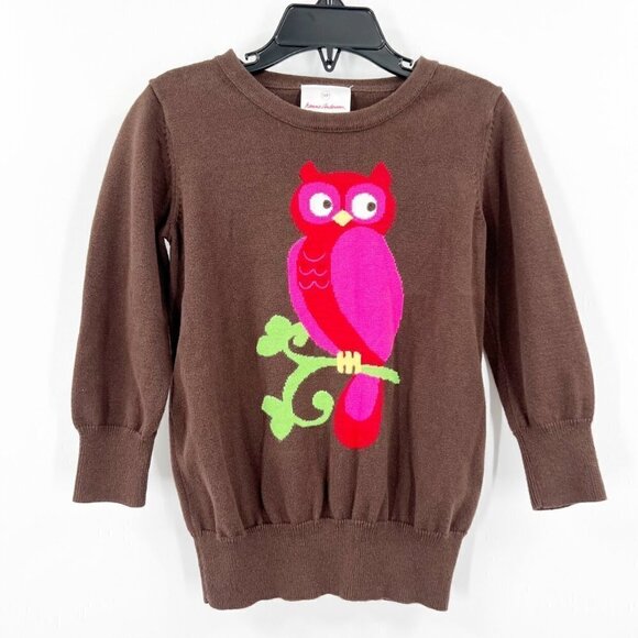 Hanna Andersson Brown Owl Sweater - Picture 1 of 8